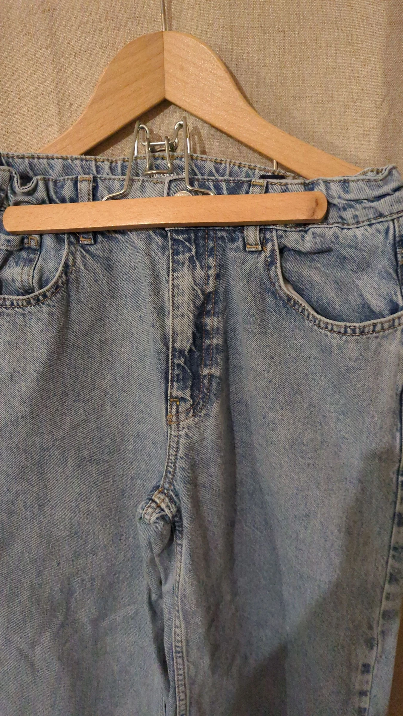 Calça feminina baggy tamanho 34 – photo 3